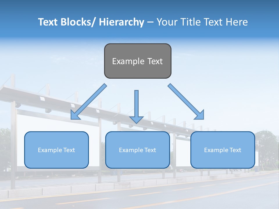 White Sidewalk Site PowerPoint Template