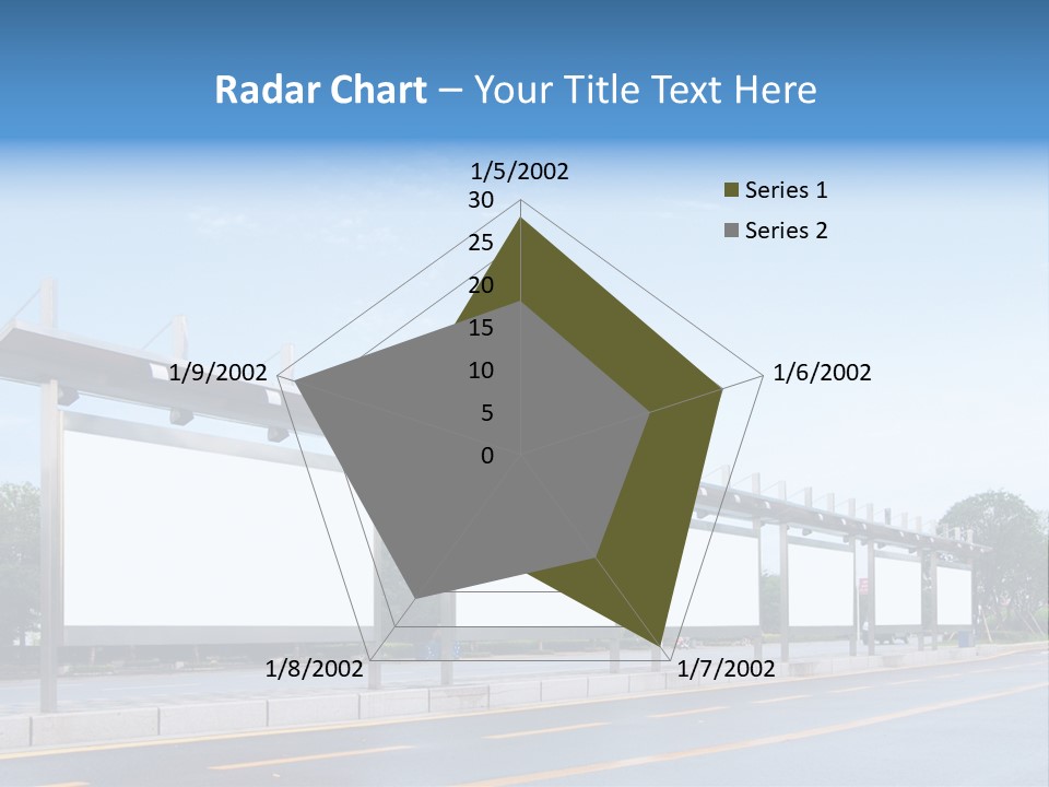 White Sidewalk Site PowerPoint Template