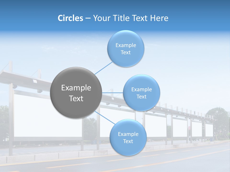 White Sidewalk Site PowerPoint Template