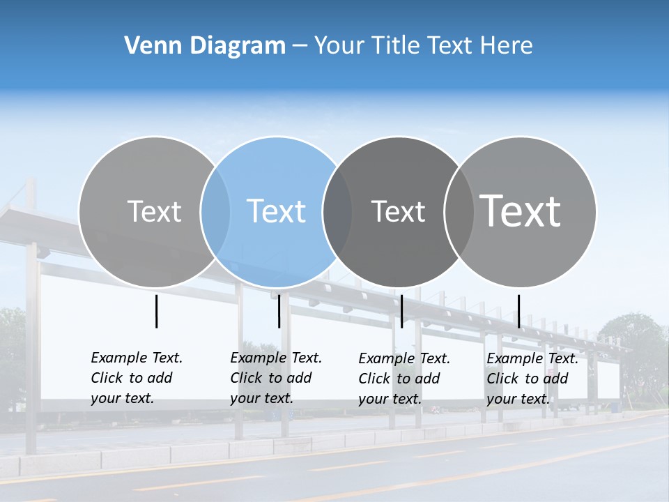 White Sidewalk Site PowerPoint Template