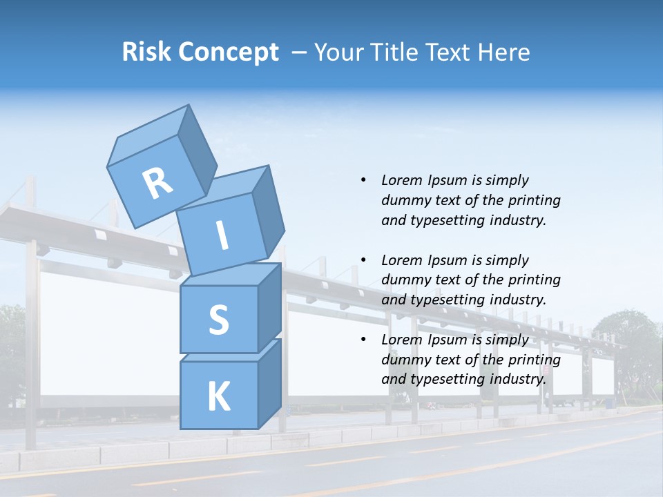 White Sidewalk Site PowerPoint Template