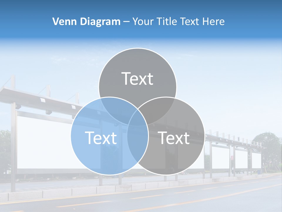 White Sidewalk Site PowerPoint Template