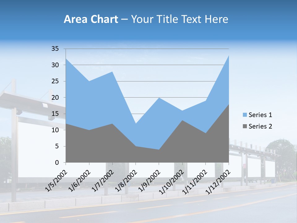 White Sidewalk Site PowerPoint Template