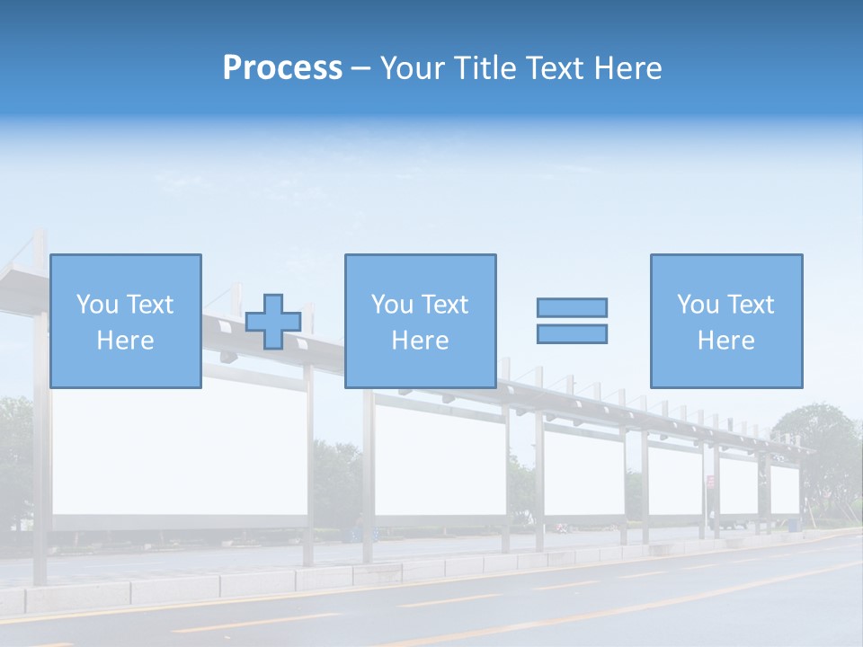 White Sidewalk Site PowerPoint Template