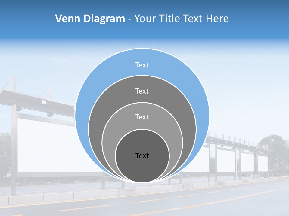 White Sidewalk Site PowerPoint Template