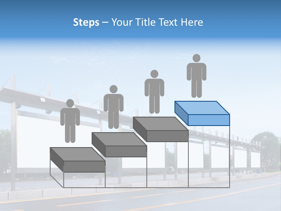 White Sidewalk Site PowerPoint Template