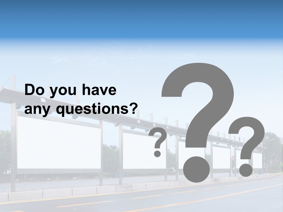 White Sidewalk Site PowerPoint Template