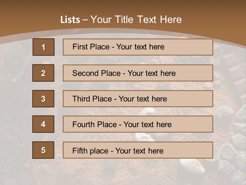 Interior Unhealthy Cacao PowerPoint Template