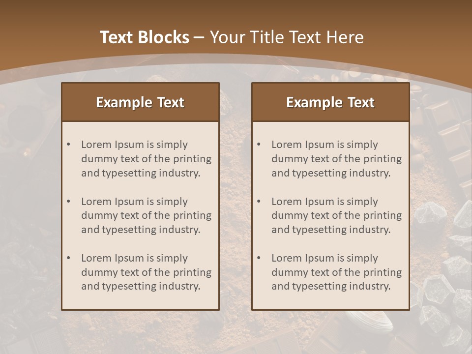 Interior Unhealthy Cacao PowerPoint Template