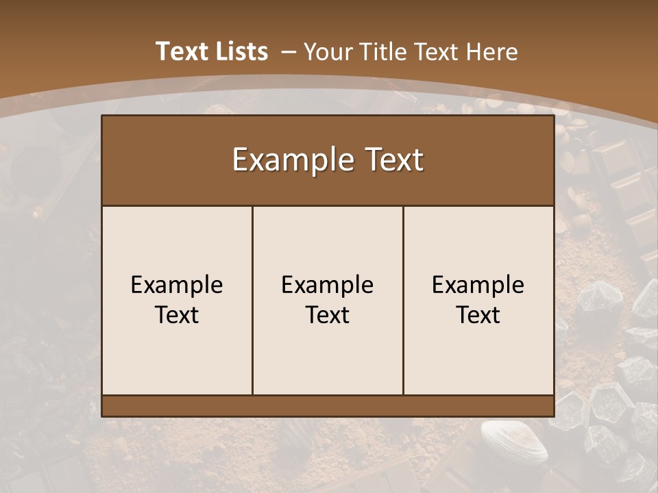Interior Unhealthy Cacao PowerPoint Template