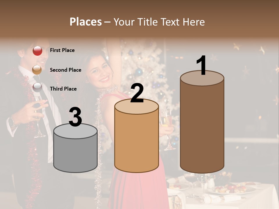 Christmas Party Dress PowerPoint Template