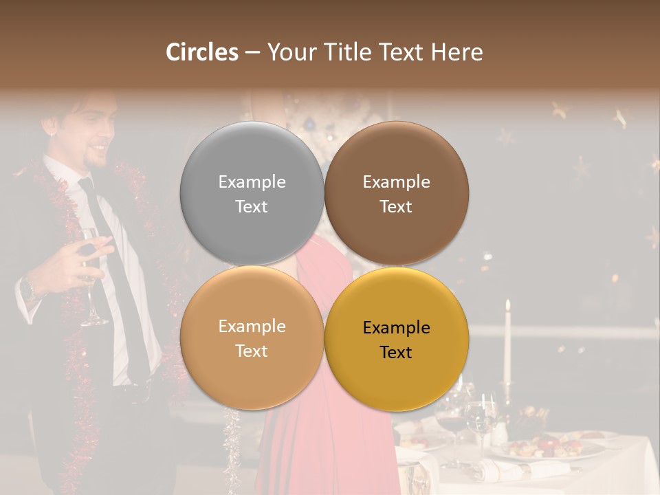 Christmas Party Dress PowerPoint Template