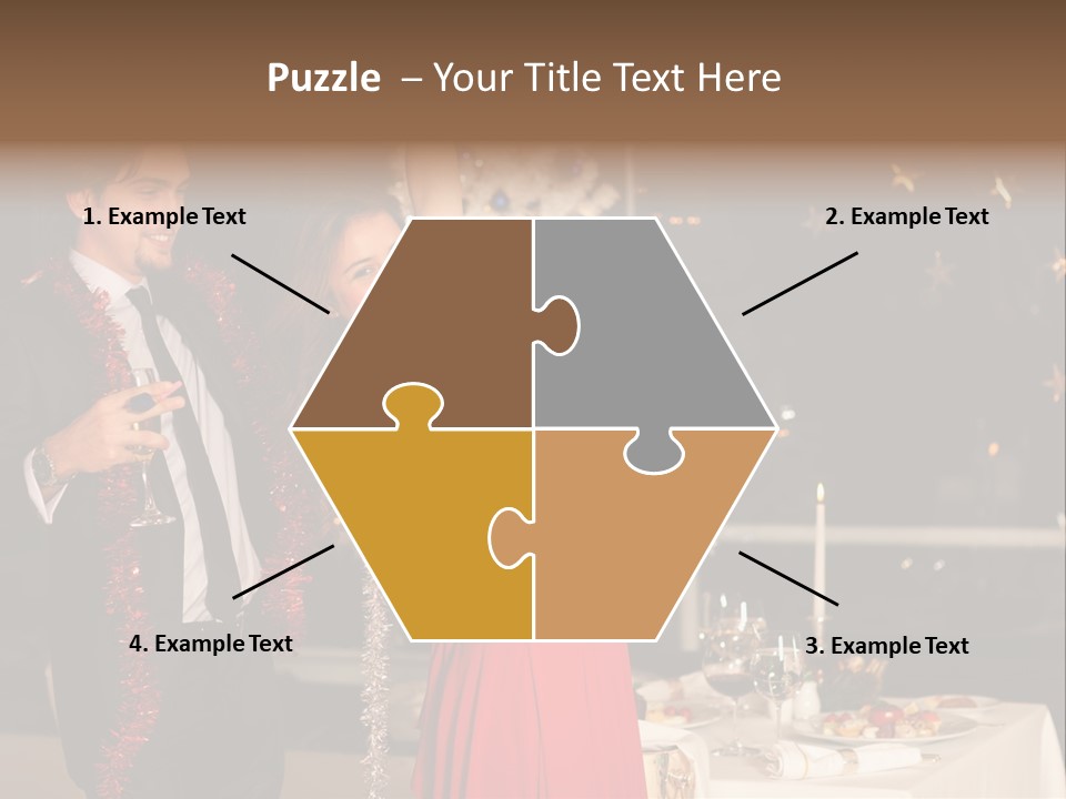 Christmas Party Dress PowerPoint Template