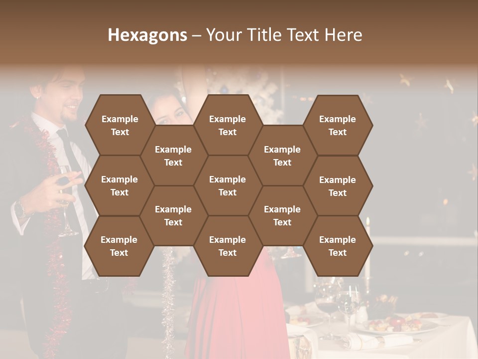 Christmas Party Dress PowerPoint Template