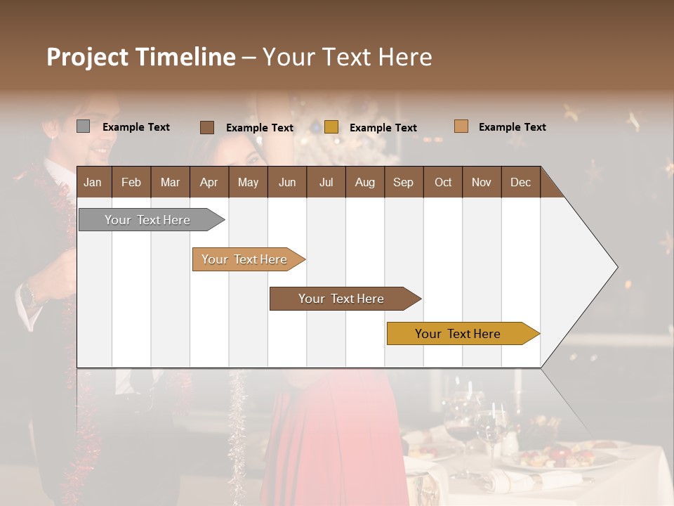 Christmas Party Dress PowerPoint Template