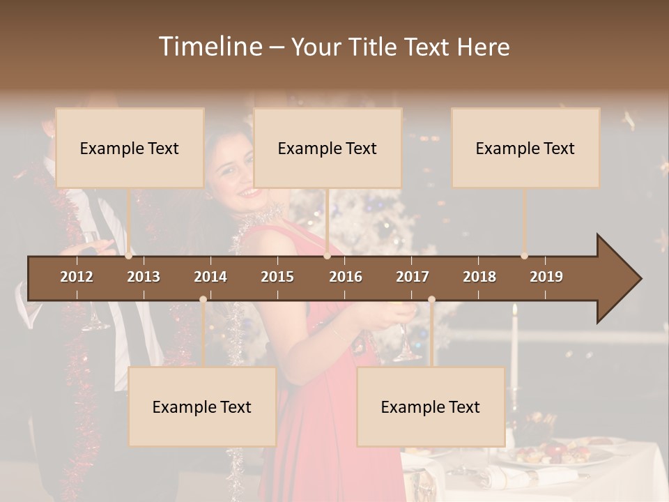 Christmas Party Dress PowerPoint Template