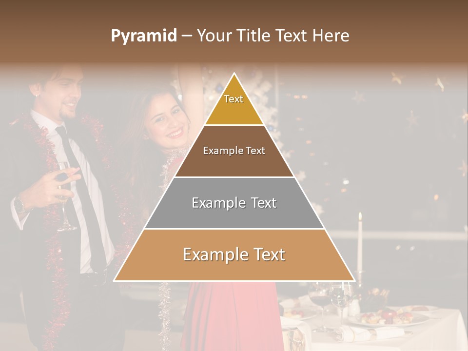 Christmas Party Dress PowerPoint Template