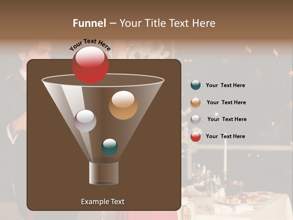 Christmas Party Dress PowerPoint Template