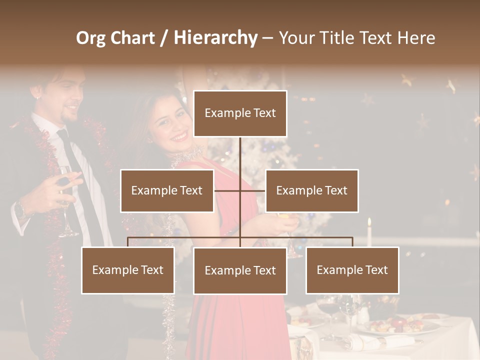 Christmas Party Dress PowerPoint Template