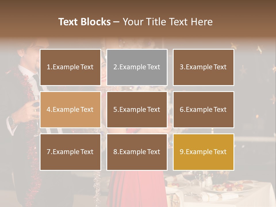 Christmas Party Dress PowerPoint Template