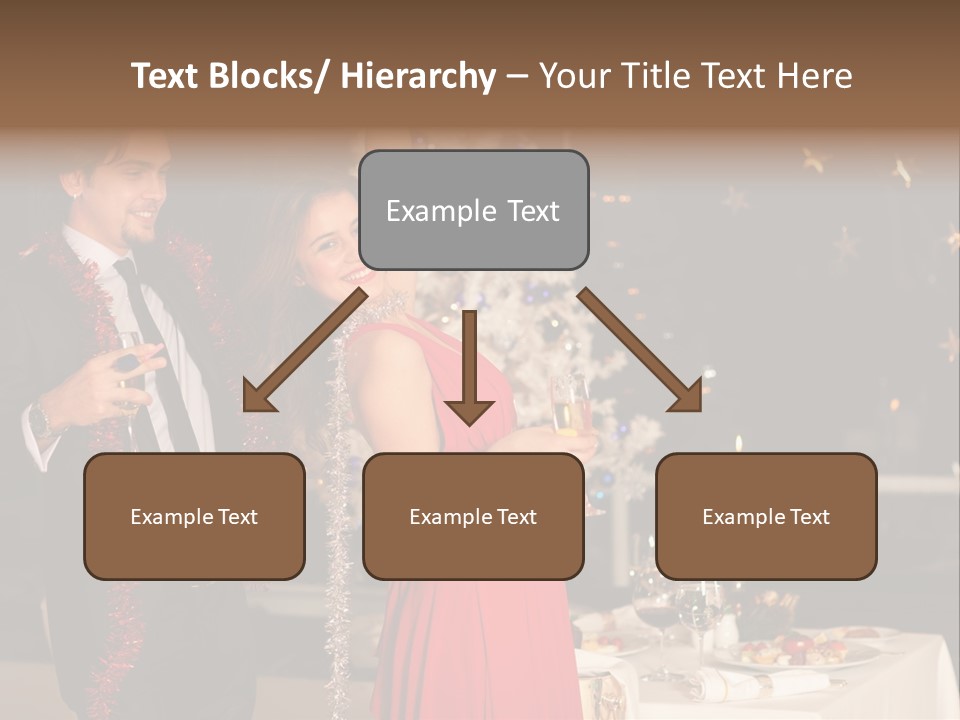 Christmas Party Dress PowerPoint Template