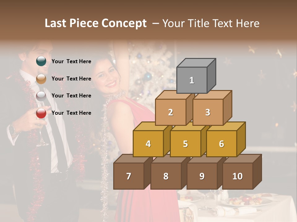 Christmas Party Dress PowerPoint Template