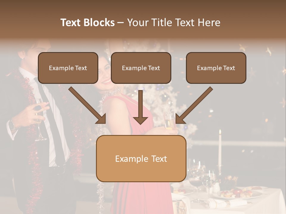 Christmas Party Dress PowerPoint Template