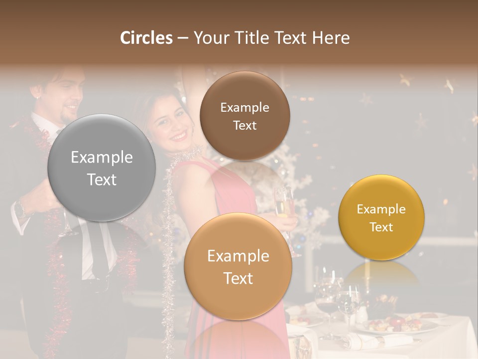 Christmas Party Dress PowerPoint Template