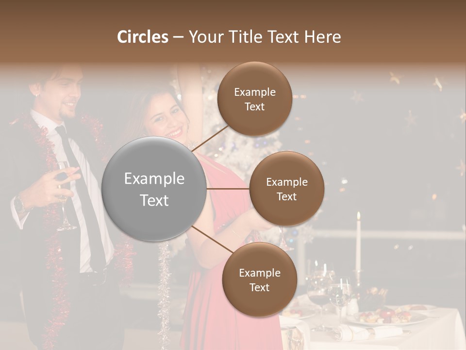 Christmas Party Dress PowerPoint Template