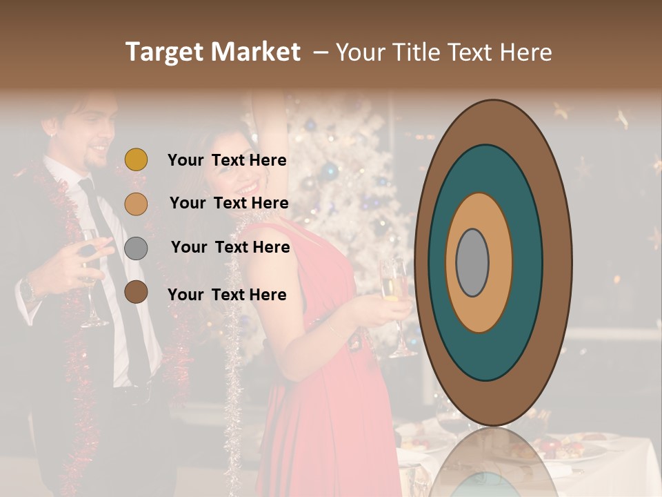 Christmas Party Dress PowerPoint Template