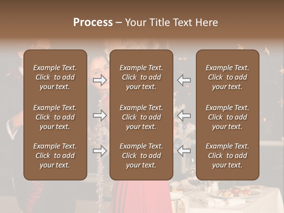 Christmas Party Dress PowerPoint Template