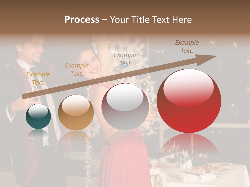 Christmas Party Dress PowerPoint Template