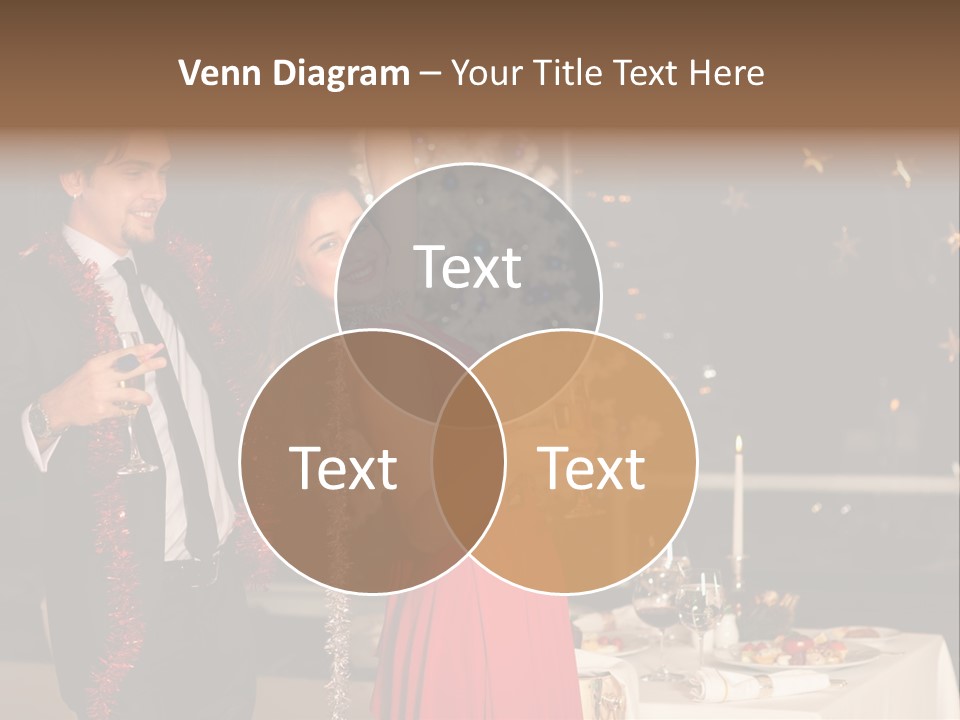 Christmas Party Dress PowerPoint Template