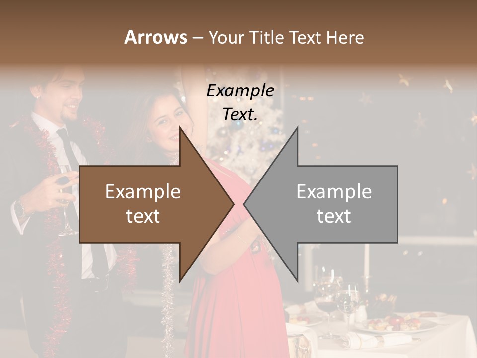 Christmas Party Dress PowerPoint Template