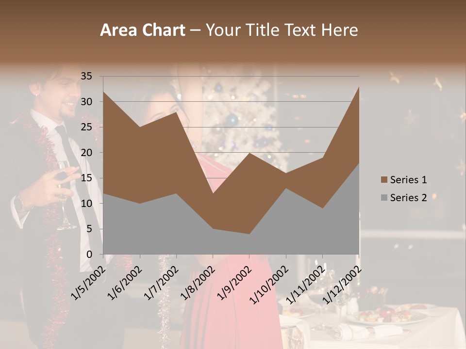 Christmas Party Dress PowerPoint Template