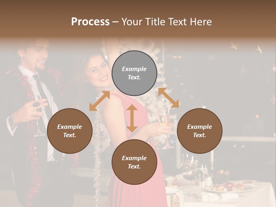 Christmas Party Dress PowerPoint Template