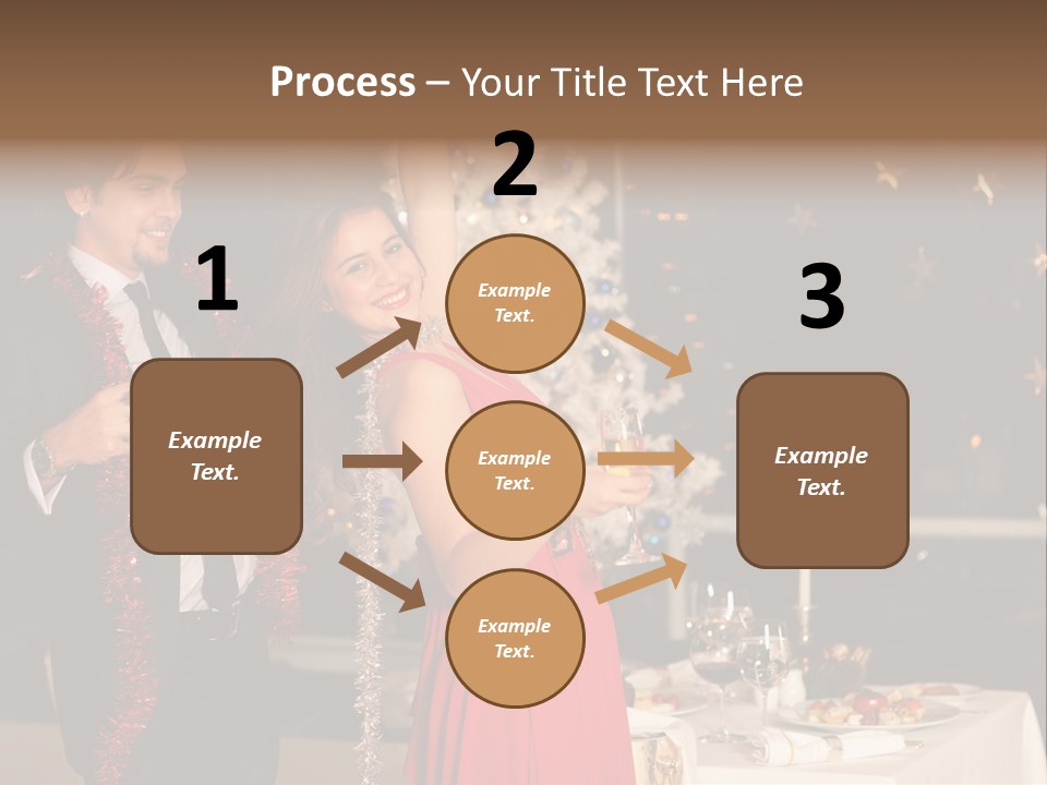 Christmas Party Dress PowerPoint Template