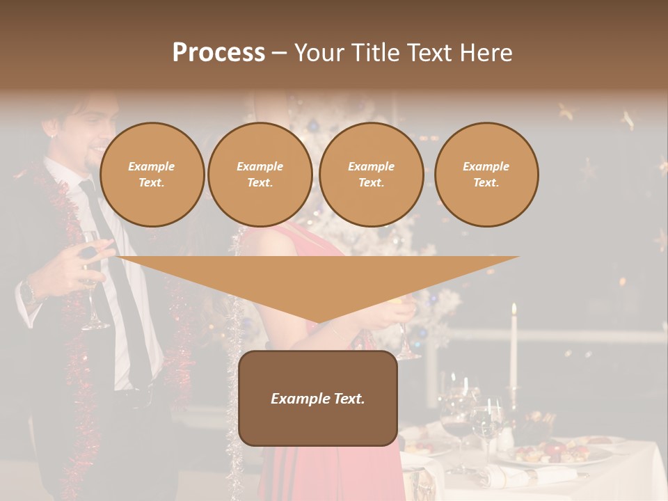 Christmas Party Dress PowerPoint Template