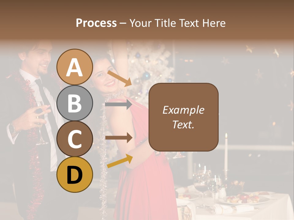 Christmas Party Dress PowerPoint Template