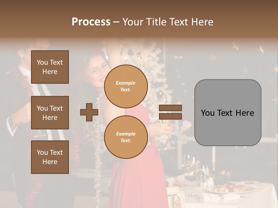 Christmas Party Dress PowerPoint Template