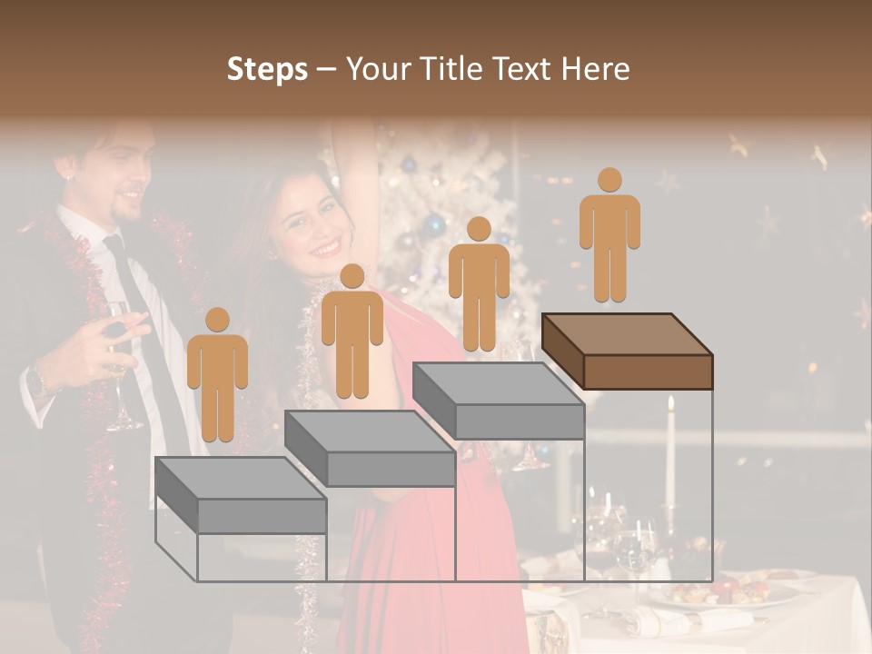 Christmas Party Dress PowerPoint Template