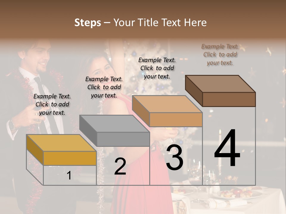 Christmas Party Dress PowerPoint Template