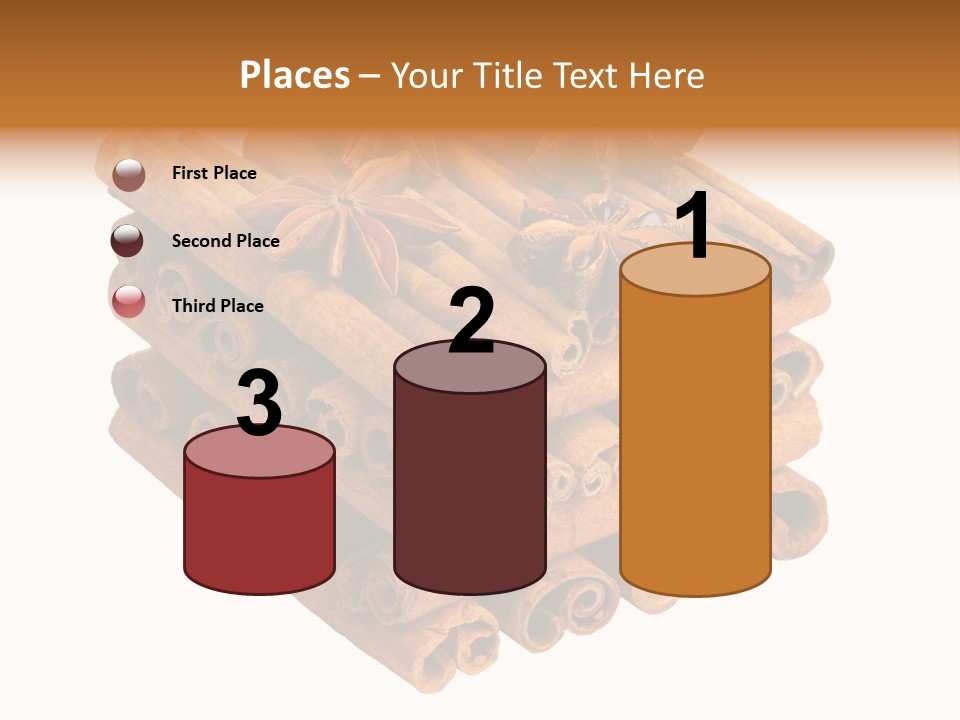 Gourmet Decoration Cinnamon PowerPoint Template