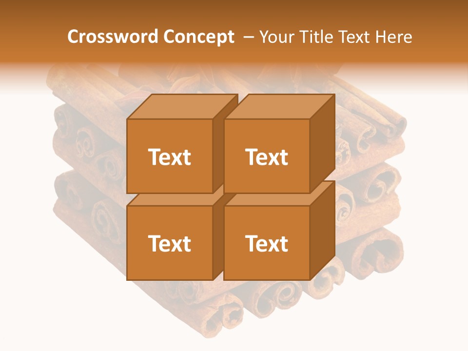 Gourmet Decoration Cinnamon PowerPoint Template