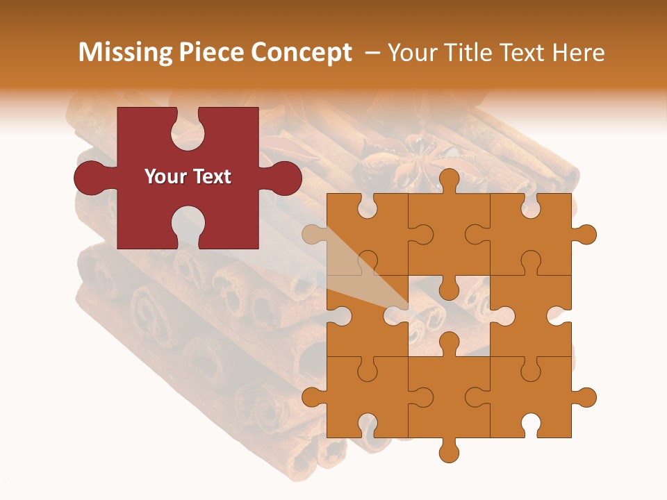 Gourmet Decoration Cinnamon PowerPoint Template