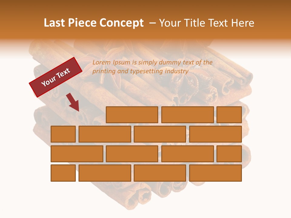 Gourmet Decoration Cinnamon PowerPoint Template