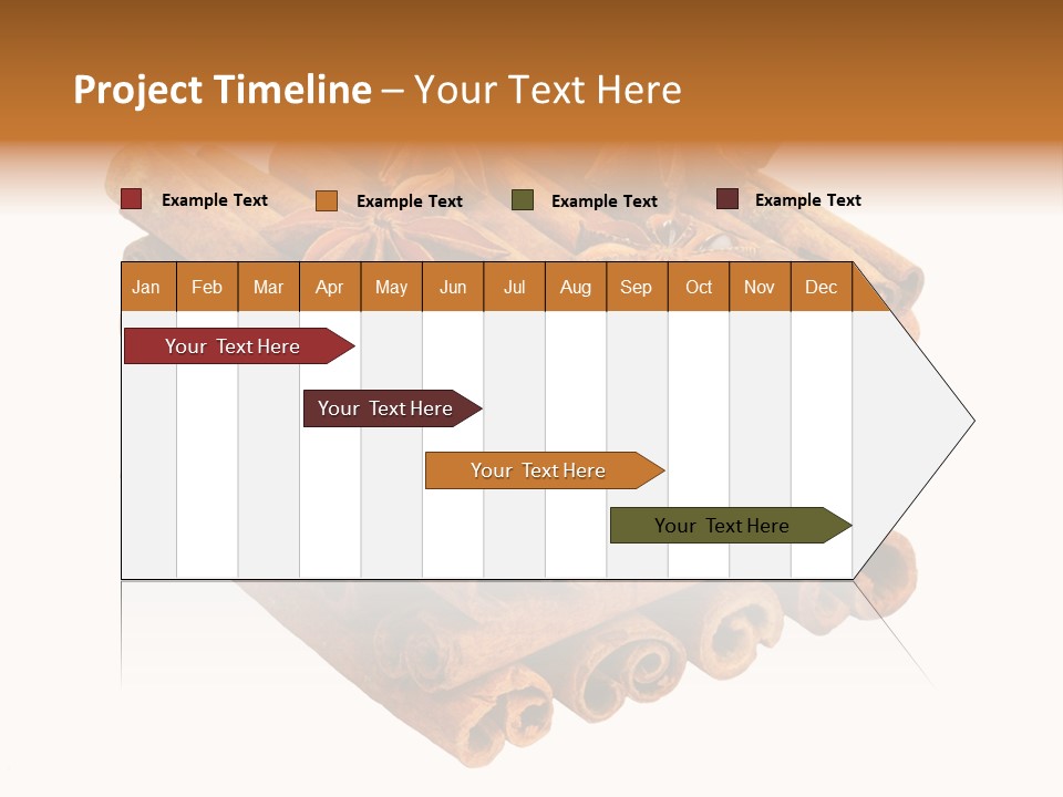 Gourmet Decoration Cinnamon PowerPoint Template
