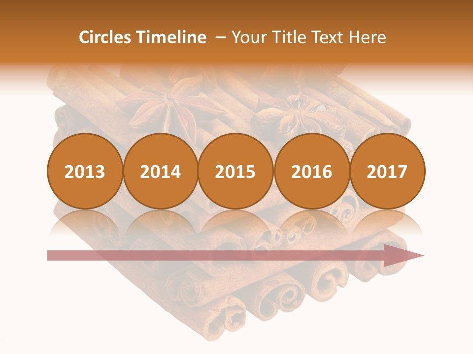 Gourmet Decoration Cinnamon PowerPoint Template