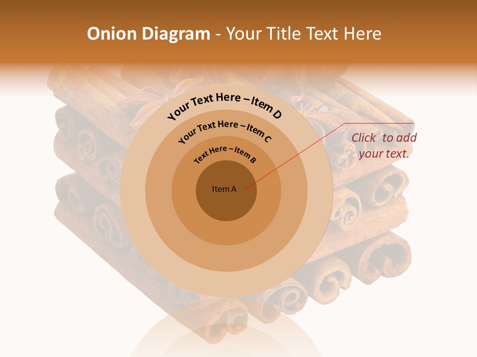 Gourmet Decoration Cinnamon PowerPoint Template
