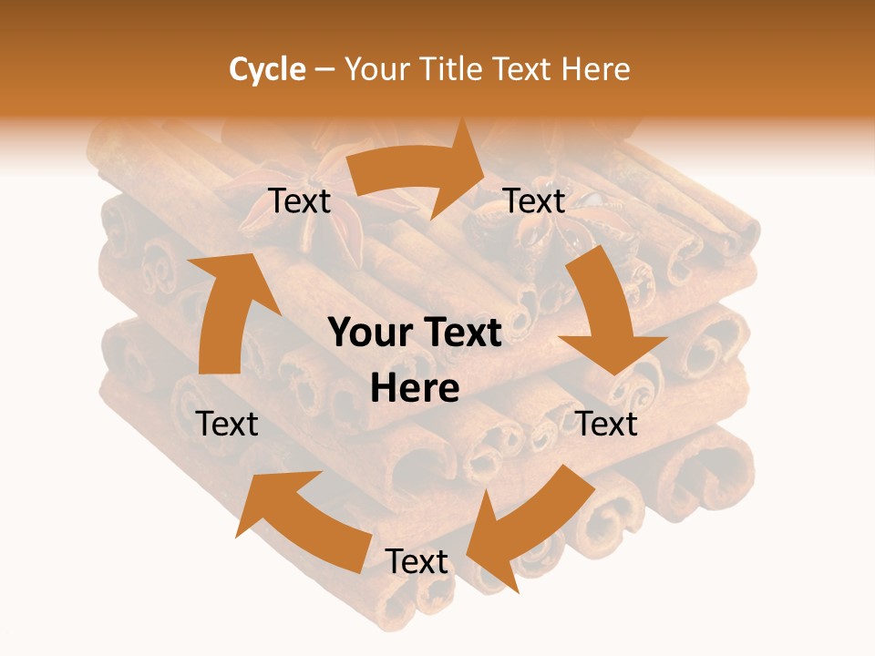 Gourmet Decoration Cinnamon PowerPoint Template